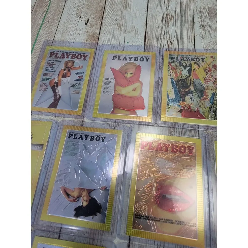 1995 Playboy Chromium Cover Edition 19 Card Lot